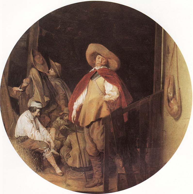 Interior with Soldiers